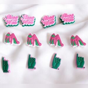 AKA Sorority Croc Charms
